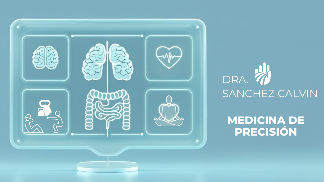 médica especialista en bienestar integral y psiconutrición presentando método de transformación