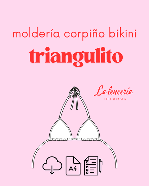 corpiño triangulito bikini