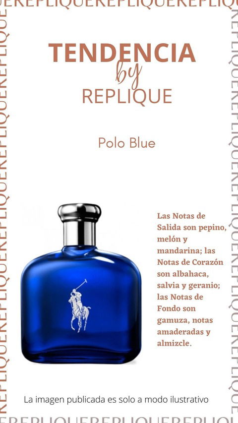 Replique Fragancias Polo Blue Masculino