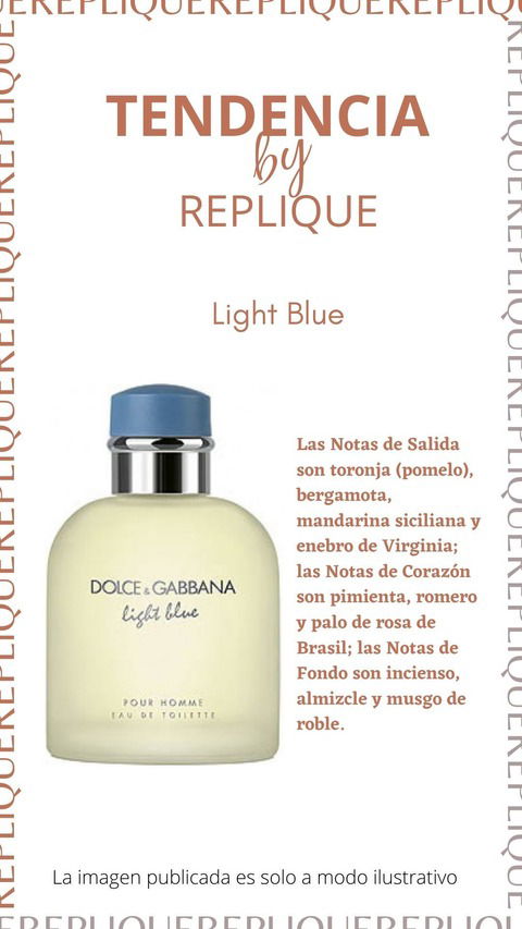 Replique Fragancias Light Blue Masculino