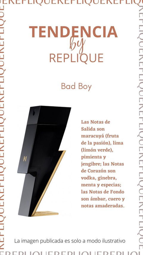 Replique Fragancias Bad Boy Masculino