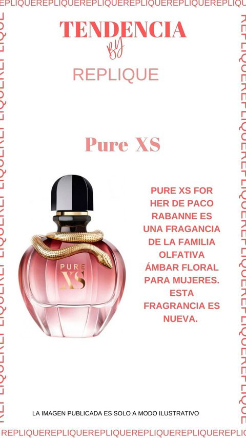 Replique Fragancias Pure XS  Femenino