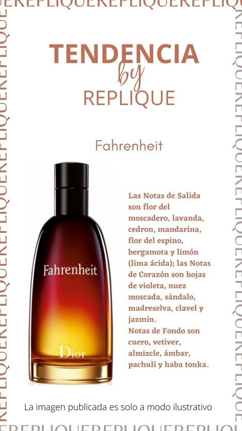 Replique Fragancias Fahrenheit Masculino