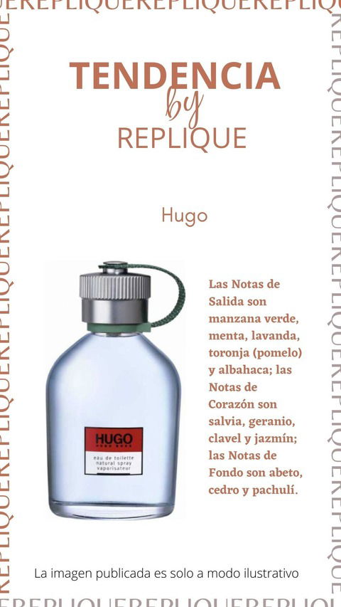 Replique Fragancias Hugo Masculino