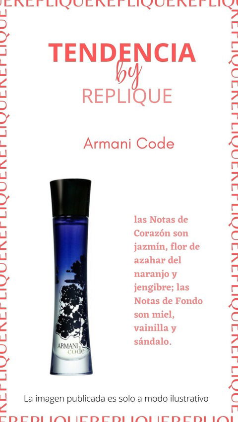 Replique Fragancias Armani Code