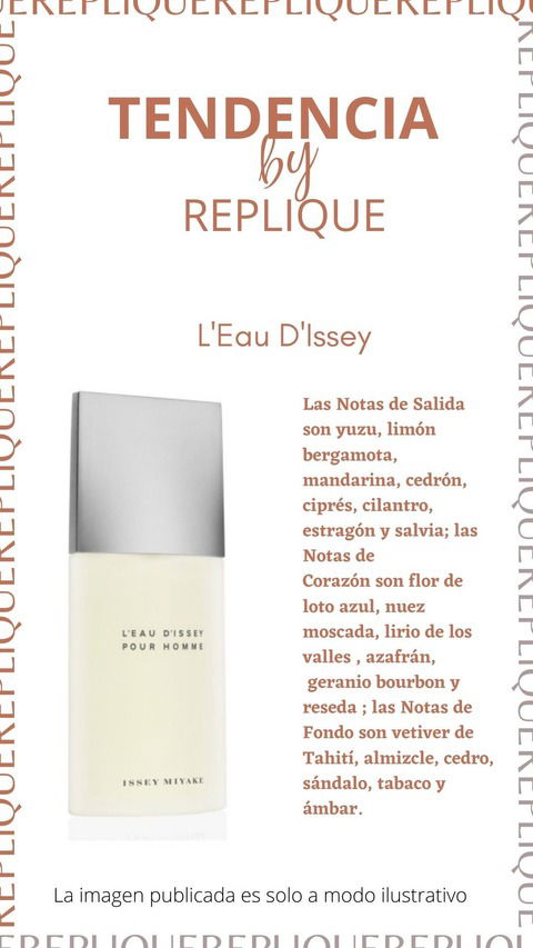 Replique Fragancias L´eau D´issey Masculino