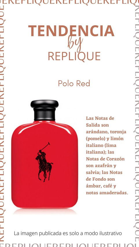 Replique Fragancias Polo Red Masculino