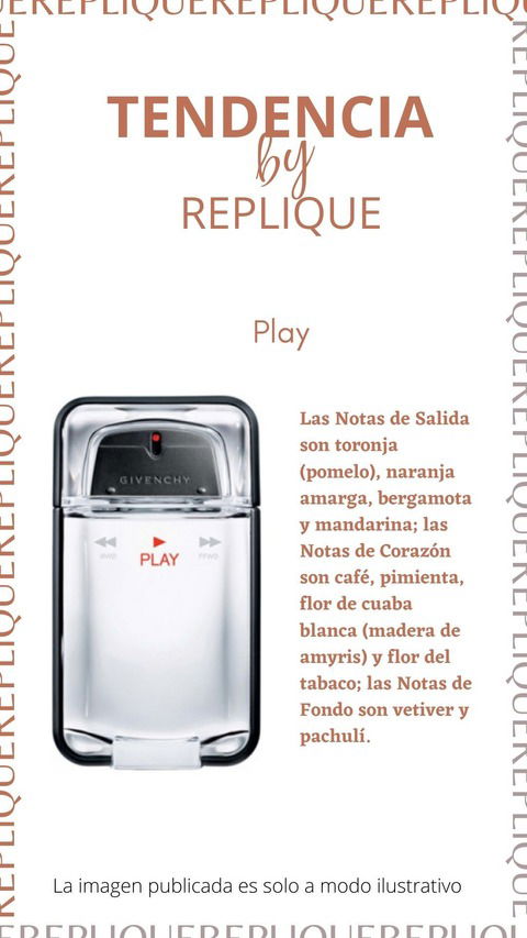 Replique Fragancias Play Masculino