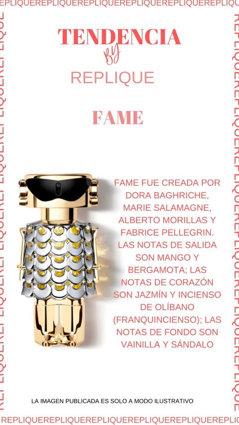 Fragancias Replique Fame Paco Rabanne