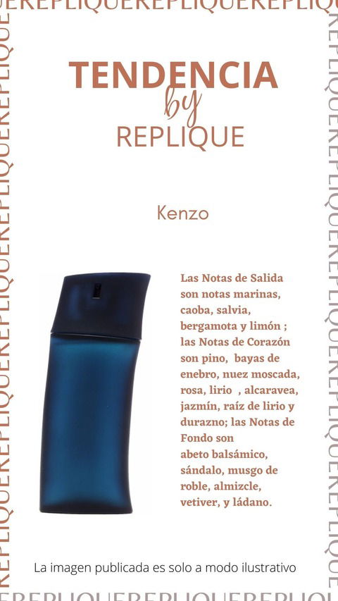 Replique Fragancias kenzo masculino