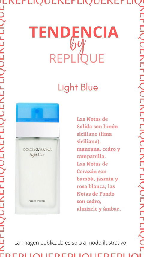 Replique Fragancias Light Blue