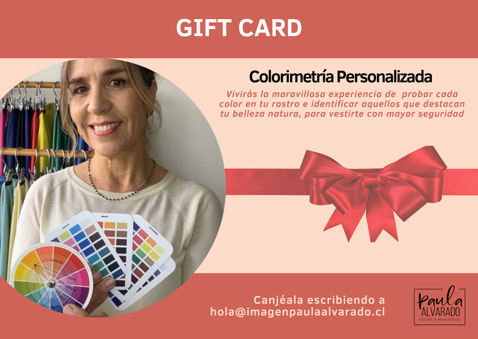 GIFT CARD, COLORIMETRIA PRESENCIAL
