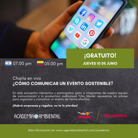 ¿Cómo comunicar un evento sostenible?