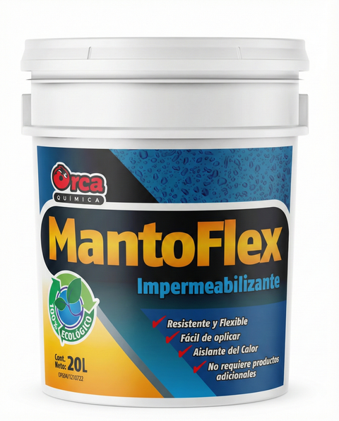 Impermeabilizante MantoFlex Orca - Protección Elástica para Placas y Paredes