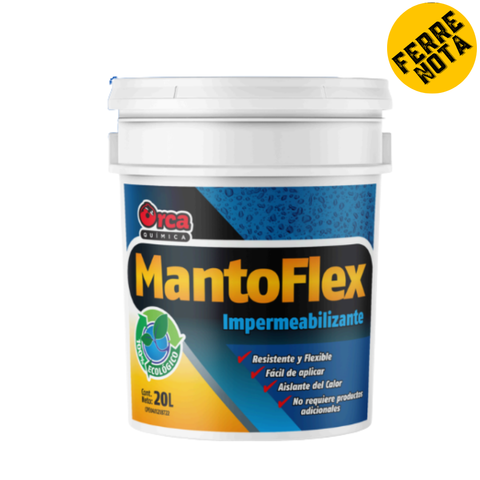 Impermeabilizante MantoFlex Orca - Protección Elástica para Placas y Paredes