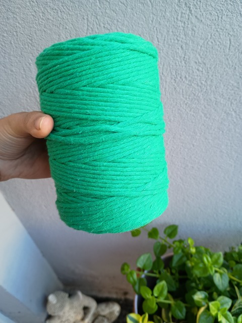 Hilo de algodón de 36 hebras- Color Verde