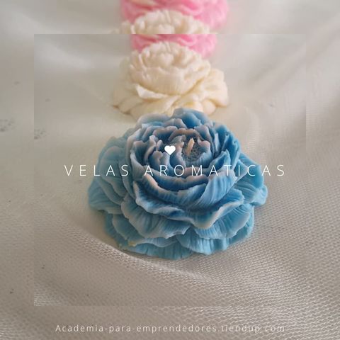 Vela - Flor peonia Grande