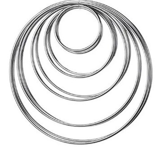 Aros de metal -20cm