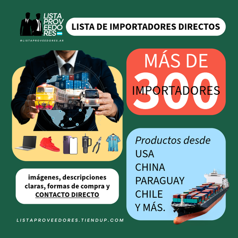LISTA DE IMPORTADORES DIRECTOS