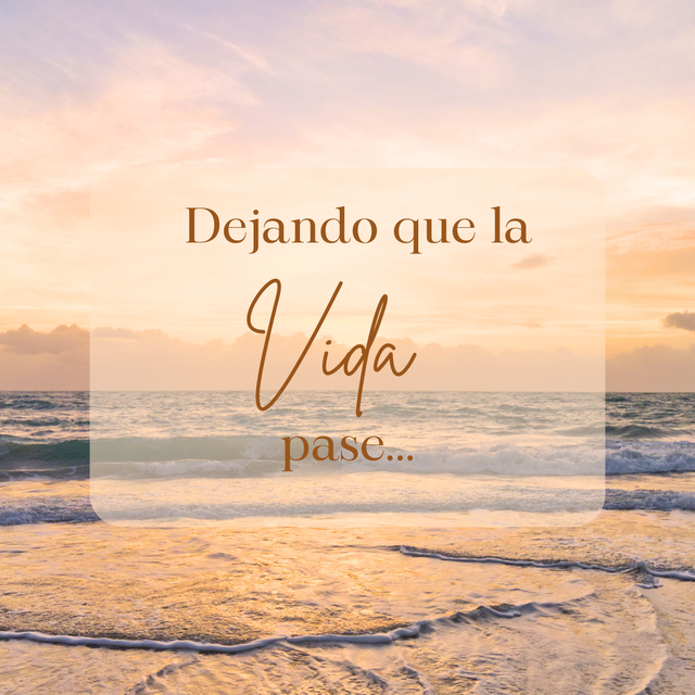 Dejando que la Vida Pase…