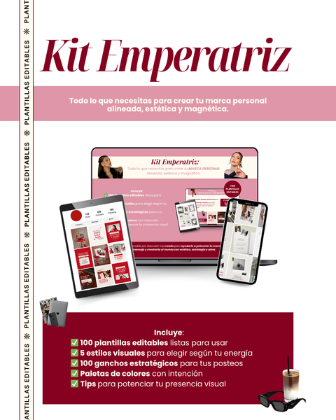KIT EMPERATRIZ - Diseña tu marca personal👑