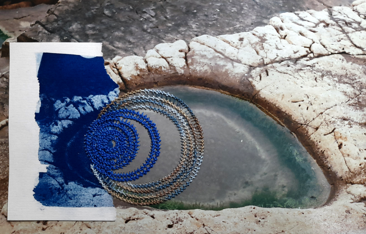 Bordar imágenes tocando de cerca, mirando de lejos