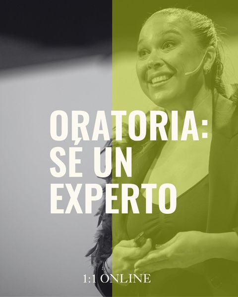 ORATORIA: SÉ UN EXPERTO
