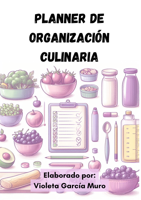 Planner de Organización Culinaria
