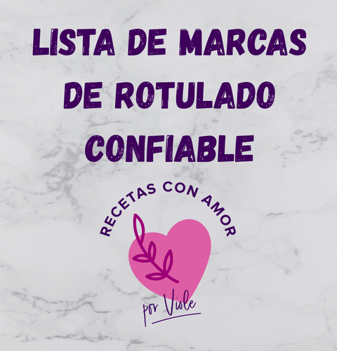 Lista de Marcas de Etiquetado Confiable