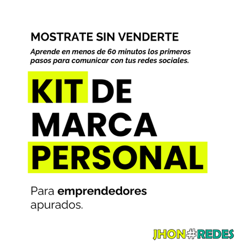 Kit de Marca Personal para Emprendedores Apurados