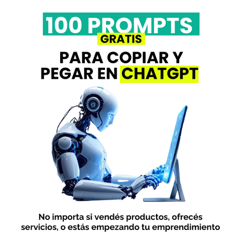  Guía gratuita de 100 Prompts para tu negocio