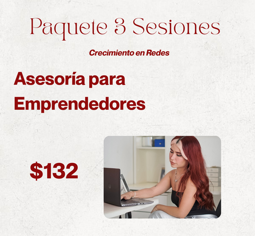 Paquete de 3 Asesorías de Estrategia Digital
