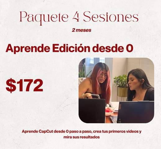Logra tus primeras Ediciones  - 4 sesiones