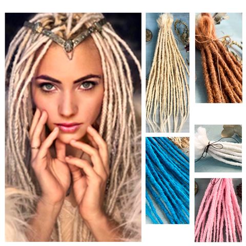 Rastas Permanentes Cabello Sintético Medium