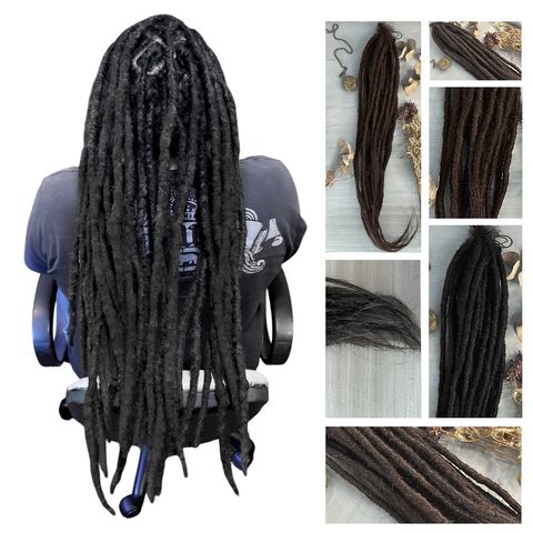 Rastas Permanentes Cabello Natural Gruesas