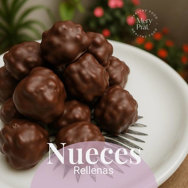 Nueces Rellenas Bañadas en Chocolate