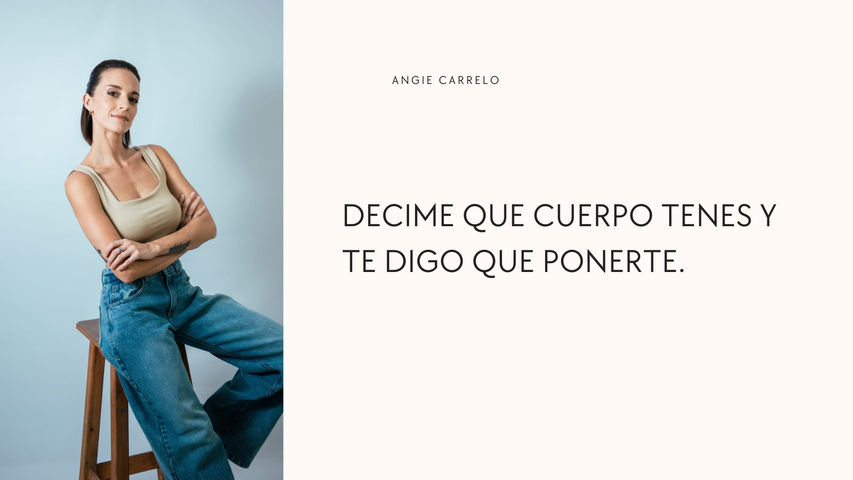 Decime qué cuerpo tenés y te digo qué ponerte.