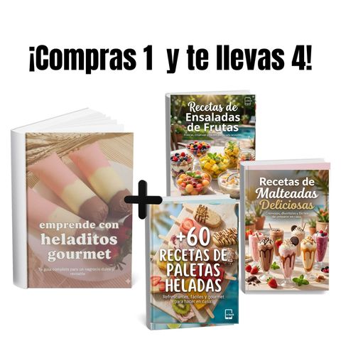 Emprende con Heladitos Gourmet+Bonos de Regalo