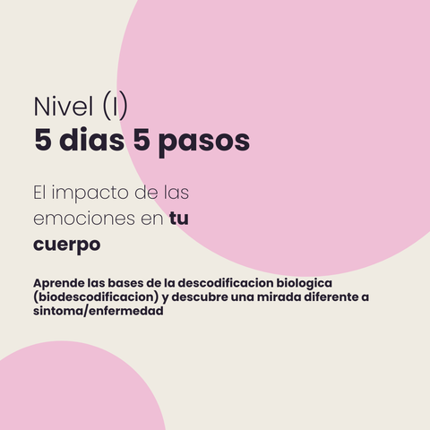 5 dias 5 pasos para descodificar sintomas