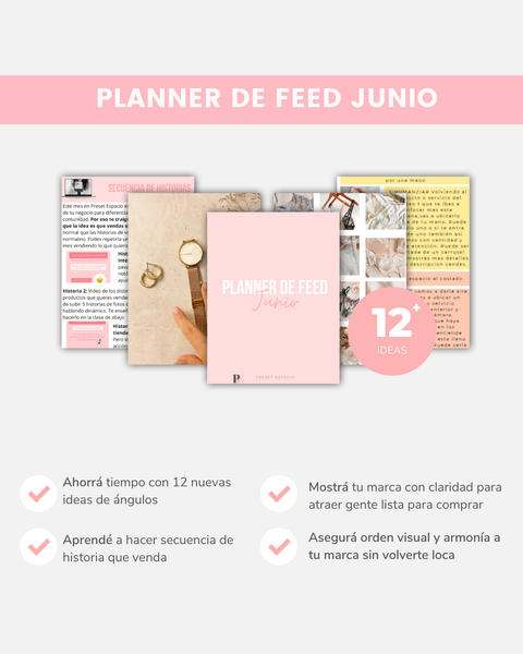 Planner de feed junio