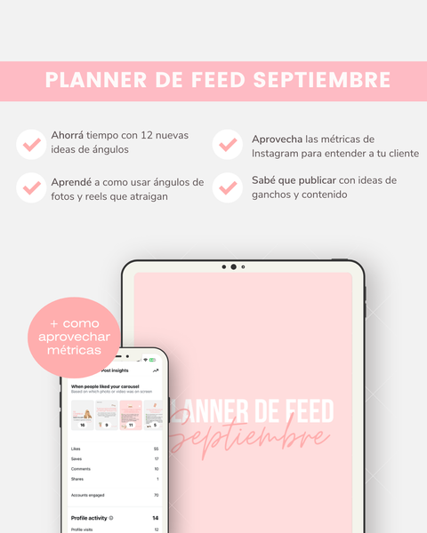 Planner de feed septiembre