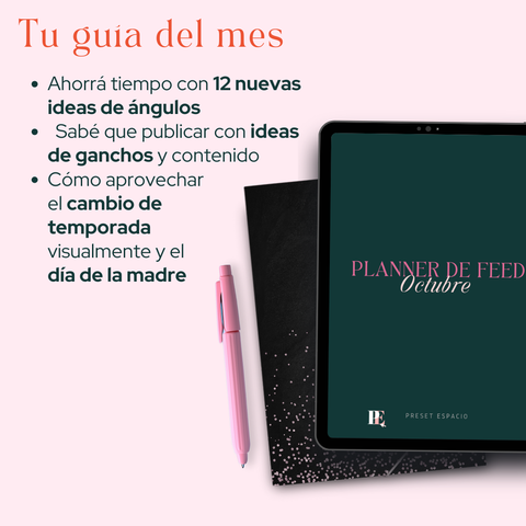 Planner de feed octubre