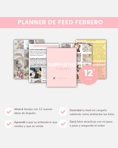 Planner de feed febrero