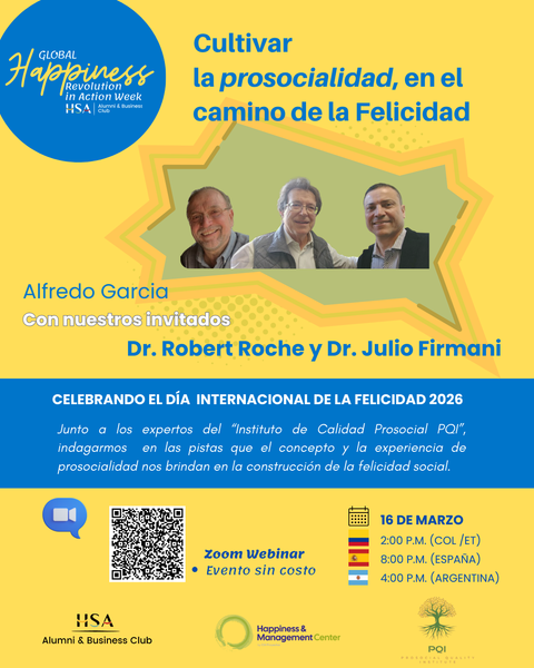 Cultivar la prosocialidad - Dia Mundial de la Felicidad