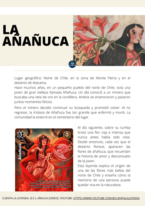 Actividad LEYENDAS CHILENAS