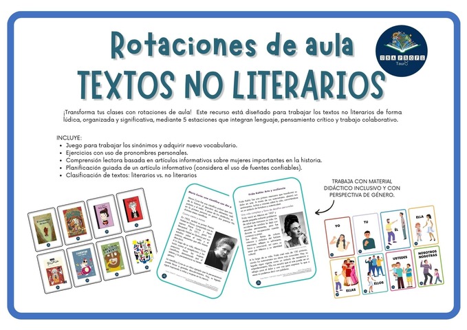 Rotaciones de aula textos no literarios