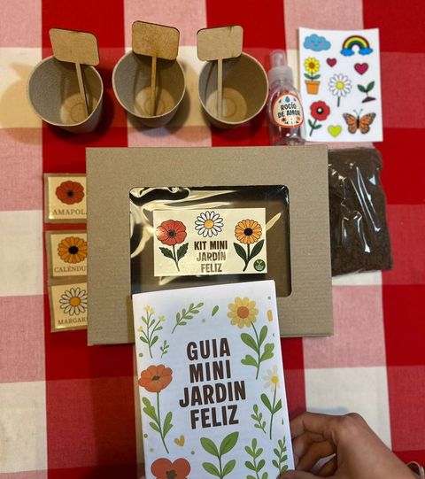 Kit mini jardín feliz