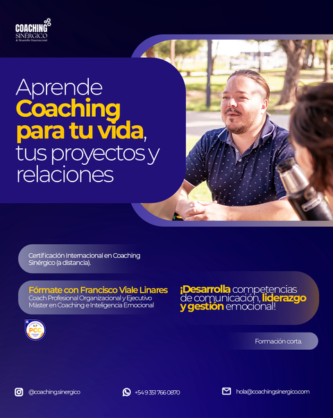 Certificación Internacional en Coaching Sinérgico - Triple titulación internacional (COHORTE ABRIL DE 2026)