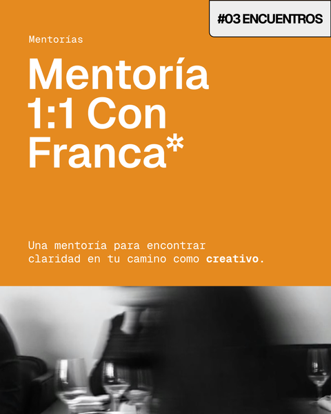 Mentorías 1:1 - 3 Encuentros