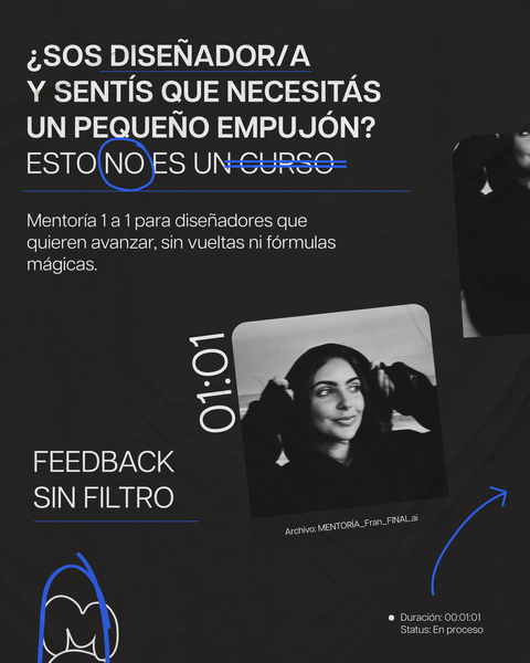 Mentorías 1:1 con Fran - Potenciá tu diseño y marca personal